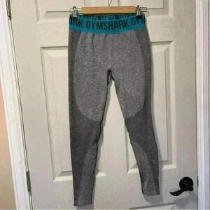 Gymshark Gray Seamless Work Out Active Wear Leggings Sz M